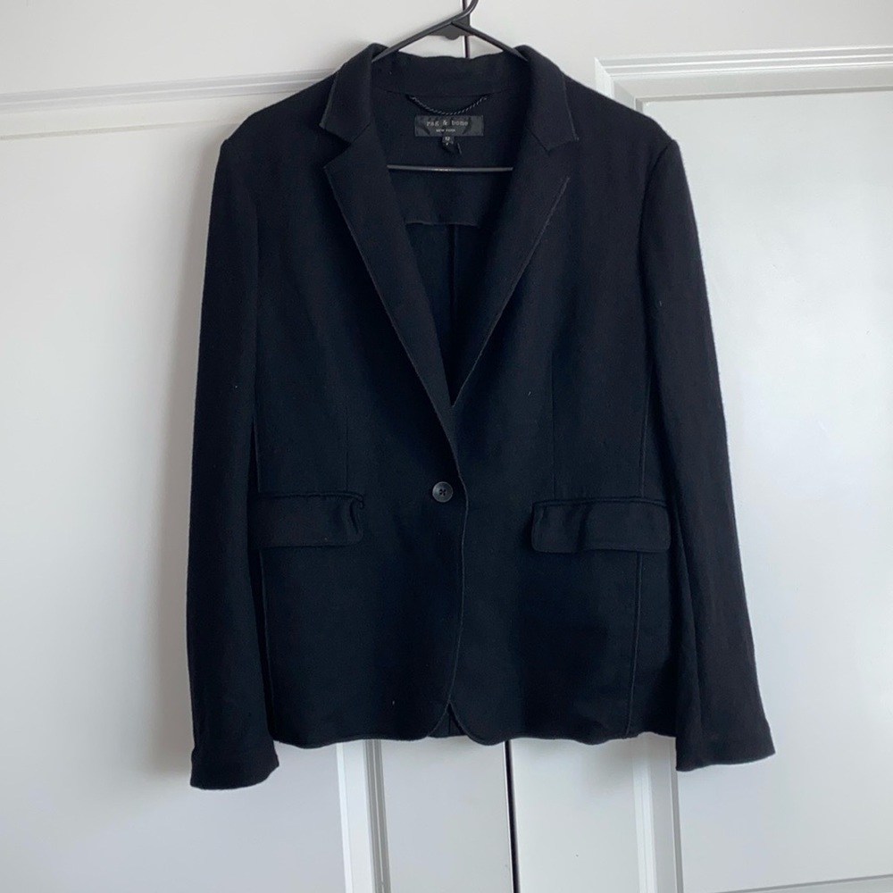 Rag & Bone Black Wool Jacket